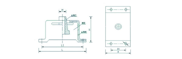 BE120發(fā)電機橡膠減震器 Generator shock absorber